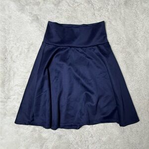 Charlotte Russe Deep Blue Skater Skirt